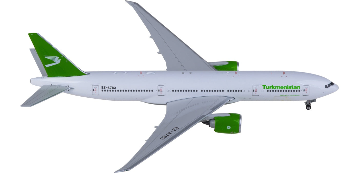 1:400 Phoenix PH11878 Turkmenistan Airlines Boeing 777-200LR EZ-A780 Aircraft Model+Free Tractor