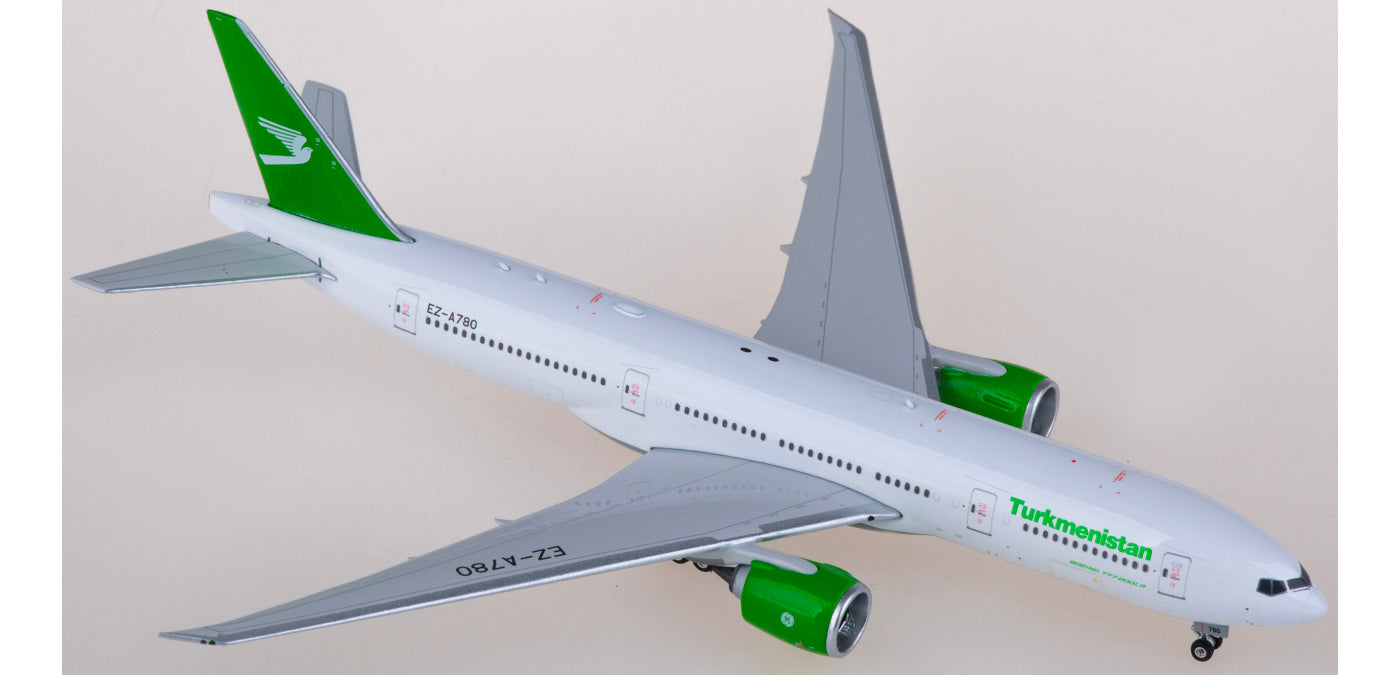 1:400 Phoenix PH11878 Turkmenistan Airlines Boeing 777-200LR EZ-A780 Aircraft Model+Free Tractor