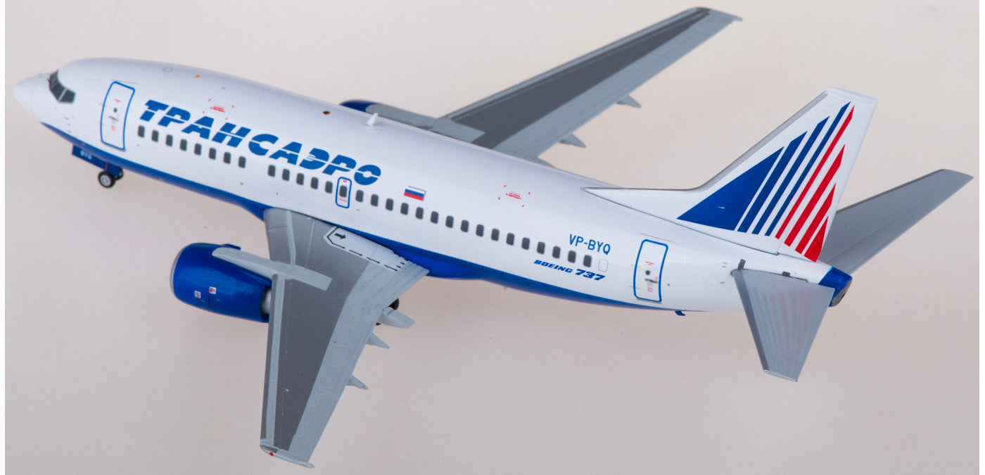 1:200 JC Wings XX20251 Transaero Airlines Boeing 737-500 VP-BYQ Aircraft Model