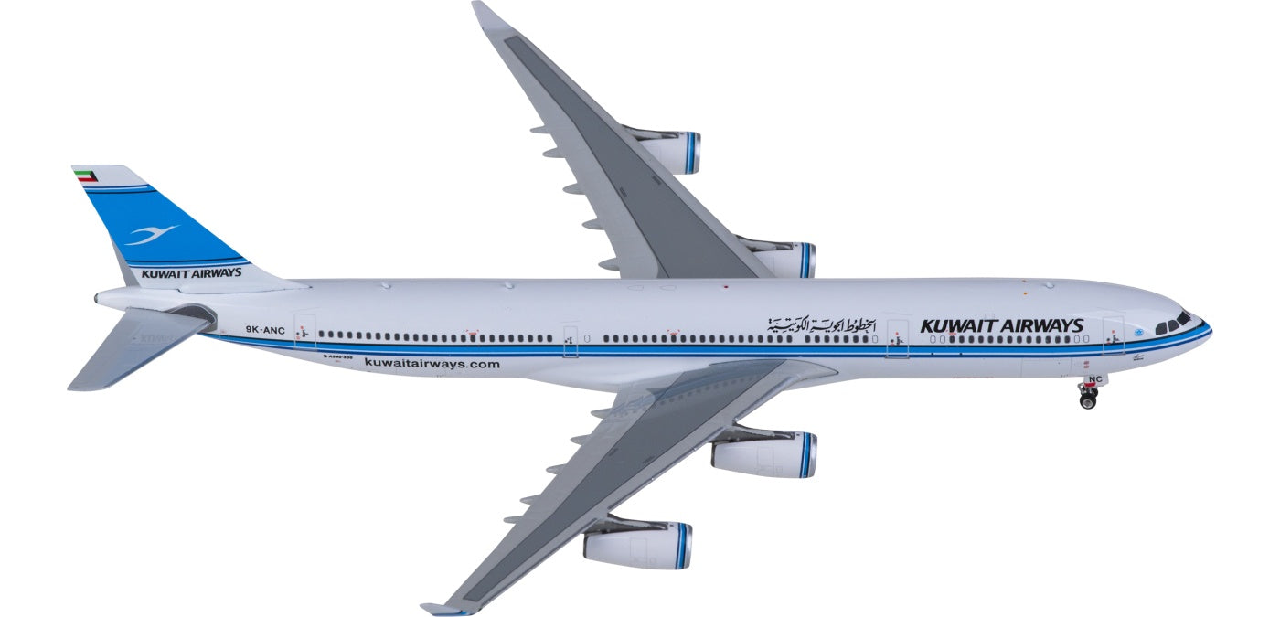 1:400 Phoenix PH11864 Kuwait Airways Airbus A340-300 9K-ANC Aircraft Model+Free Tractor