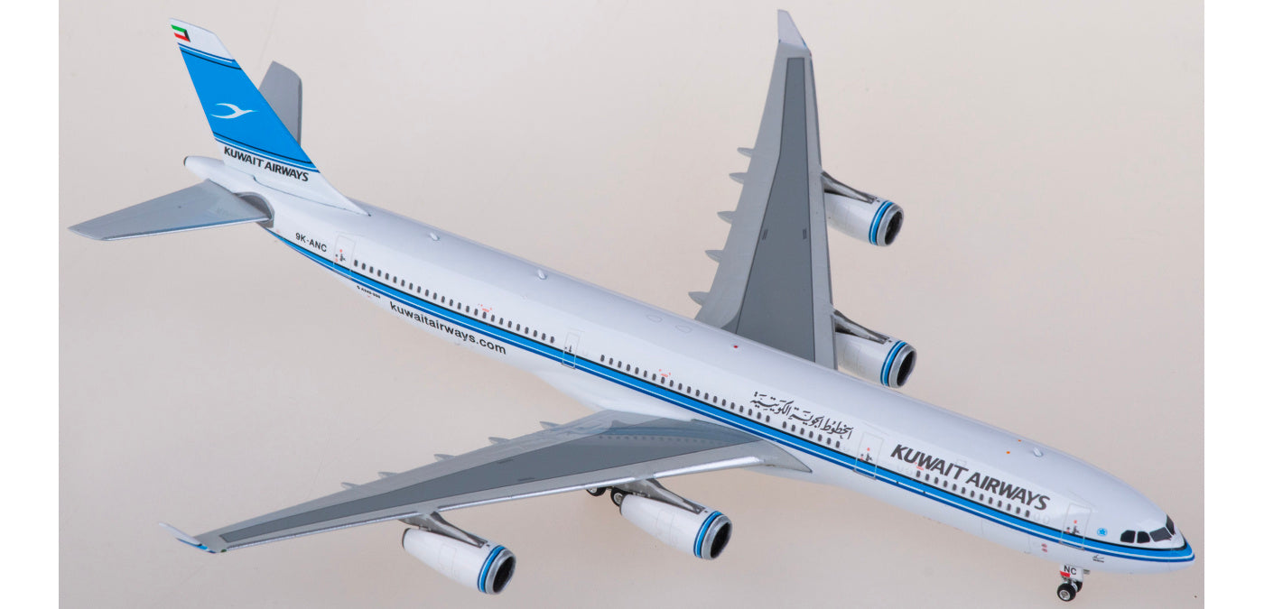 1:400 Phoenix PH11864 Kuwait Airways Airbus A340-300 9K-ANC Aircraft Model+Free Tractor