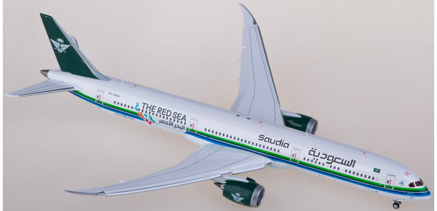1:400 JC Wings XX40197A Saudia Boeing 787-10 Dreamliner HZ-AR33  "Flaps down"Aircraft Model+Free Tractor