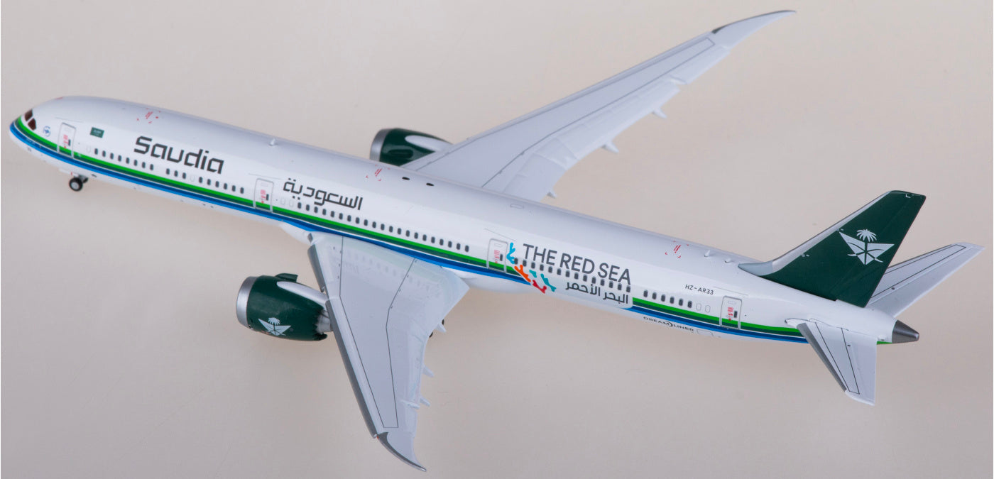 1:400 JC Wings XX40197A Saudia Boeing 787-10 Dreamliner HZ-AR33  "Flaps down"Aircraft Model+Free Tractor