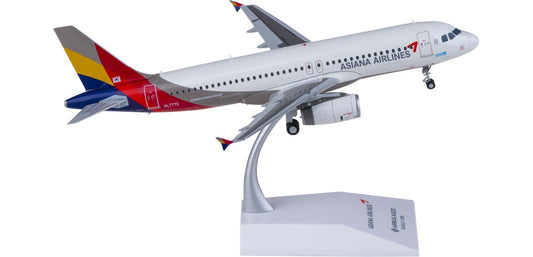 1:200 JC Wings LH2418 Asiana Airbus A320 HL7772 Aircraft Model