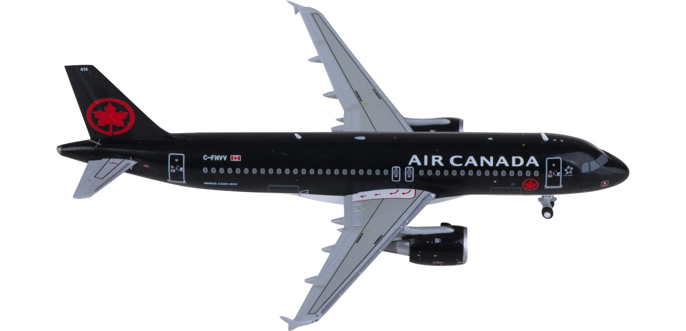 1:400 Geminijets GJACA2255 Air Canada Airbus A320 C-FNVV Aircraft Model+Free Tractor