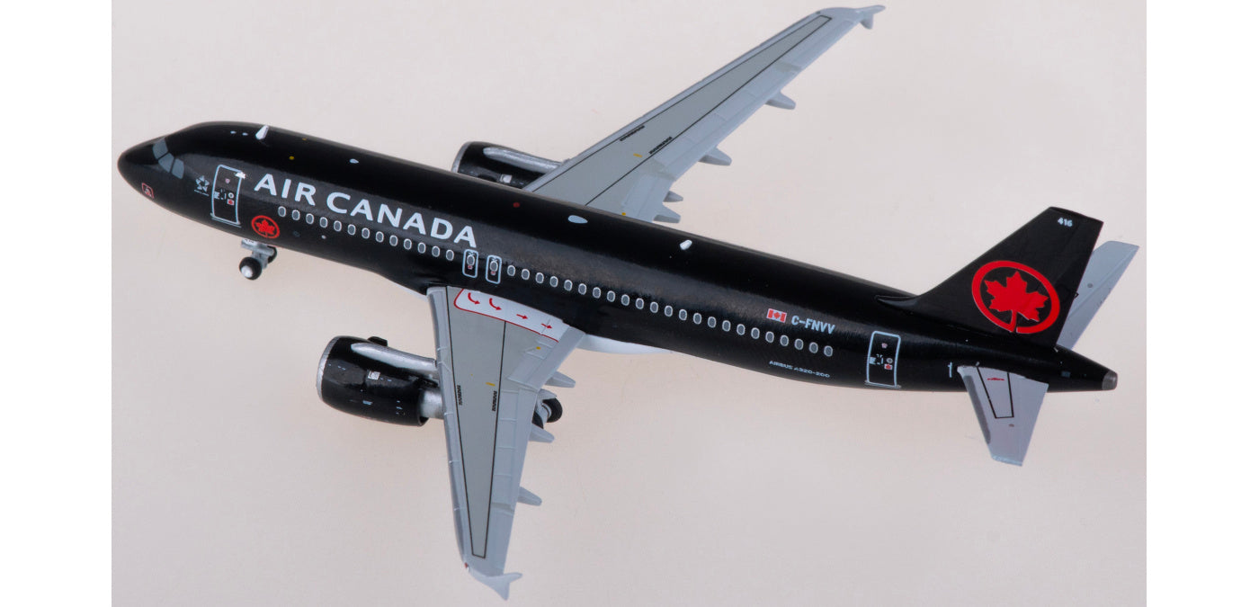 1:400 Geminijets GJACA2255 Air Canada Airbus A320 C-FNVV Aircraft Model+Free Tractor