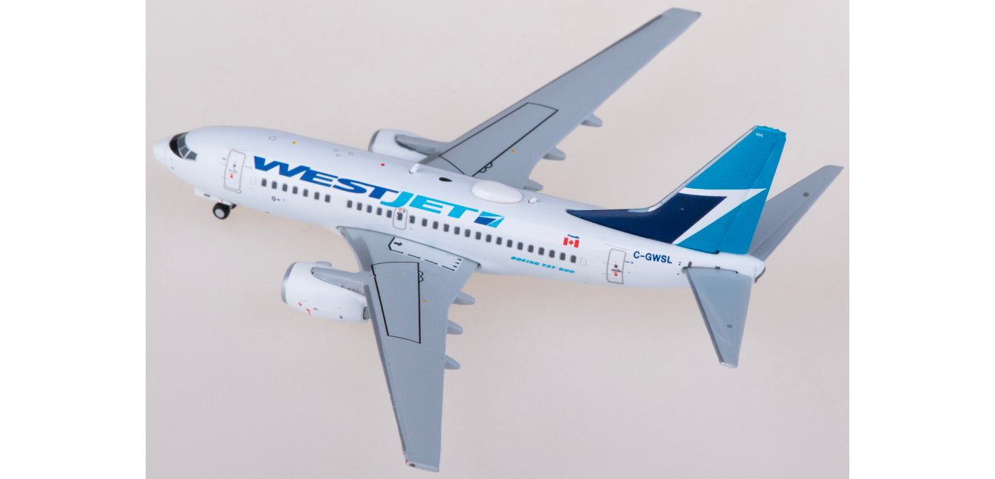 1:400 Geminijets GJWJA2259 WestJet Boeing 737-600 C-GWSL Aircraft Model+Free Tractor