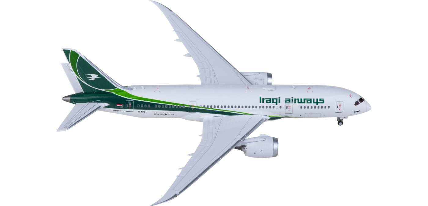 1:400 JC Wings LH4356 Iraqi Airways Boeing 787-8 Dreamliner YI-ATC Aircraft Model+Free Tractor