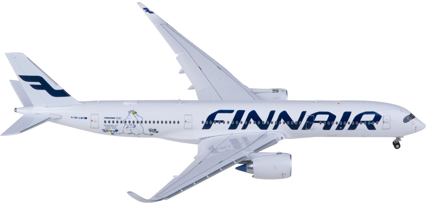 1:400 JC Wings XX40144A Finnair Airbus A350-900XWB OH-LWP "Flaps Down" Aircraft Model+Free Tractor