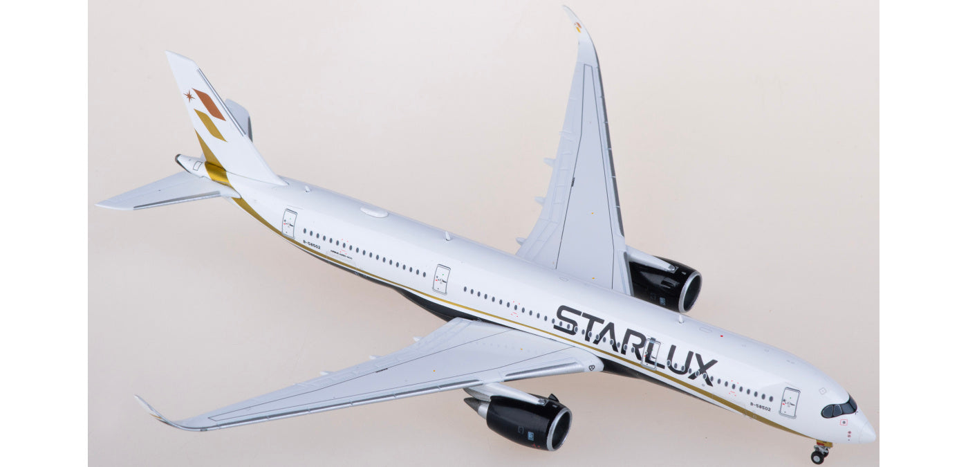 1:400 JC Wings EW4359008 Starlux Airlines Airbus A350-900 B-58502 Aircraft Model+Free Tractor