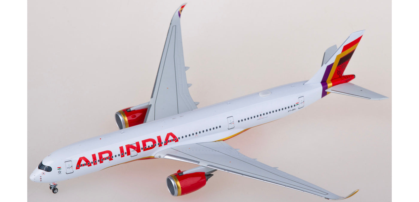 1:400 NG Models NG39058 Air India Airbus A350-900 VT-JRA Aircraft Model+Free Tractor