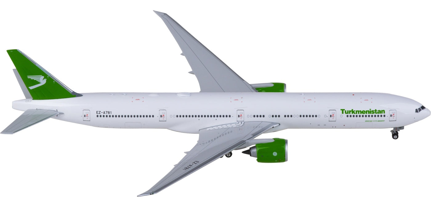 1:400 Phoenix PH11890 Turkmenistan Airlines Boeing 777-300ER EZ-A781 Aircraft Model+Free Tractor