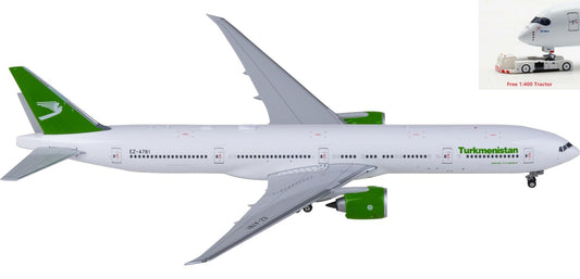 1:400 Phoenix PH11890 Turkmenistan Airlines Boeing 777-300ER EZ-A781 Aircraft Model+Free Tractor