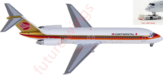 1:400 AeroClassics AC411323 Continental Airlines McDonnell Douglas DC-9-32 N531TX Aircraft Model+Free Tractor