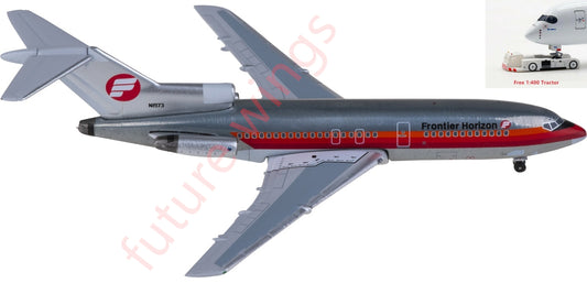 1:400 AeroClassics AC411262 Frontier Airlines Boeing 727-100 N1973 Aircraft Model+Free Tractor