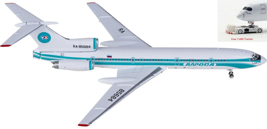 1:400 Phoenix PH11904 ALROSA Tupolev TU-154M RA-85684 Aircraft Model+Free Tractor