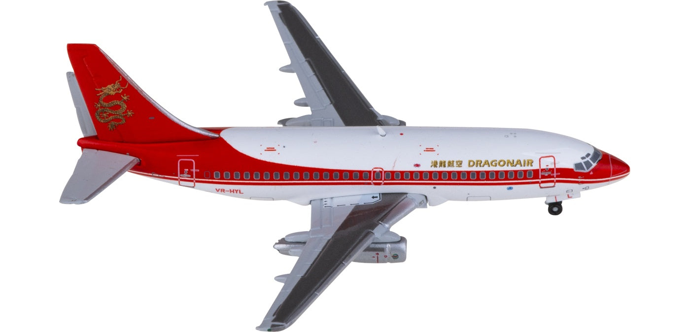 1:400 JC Wings EW4732002 Dragonair Boeing 737-200 VR-HYL Aircraft Model+Free Tractor