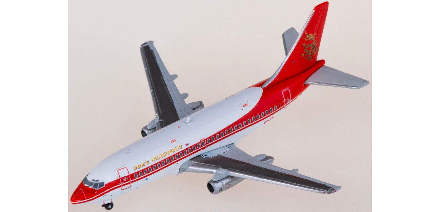 1:400 JC Wings EW4732002 Dragonair Boeing 737-200 VR-HYL Aircraft Model+Free Tractor