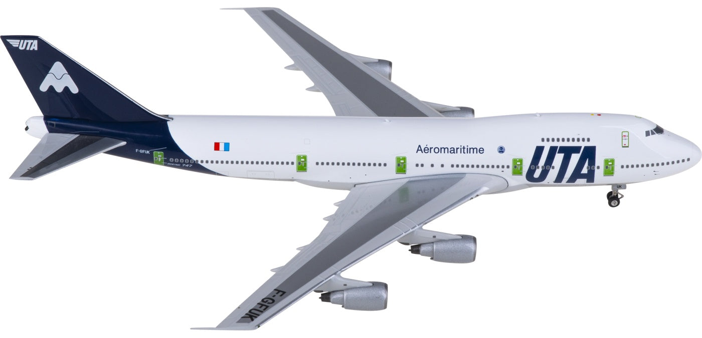 1:400 Phoenix PH11897 UTA Boeing 747-200 F-GFUK Aircraft Model+Free Tractor