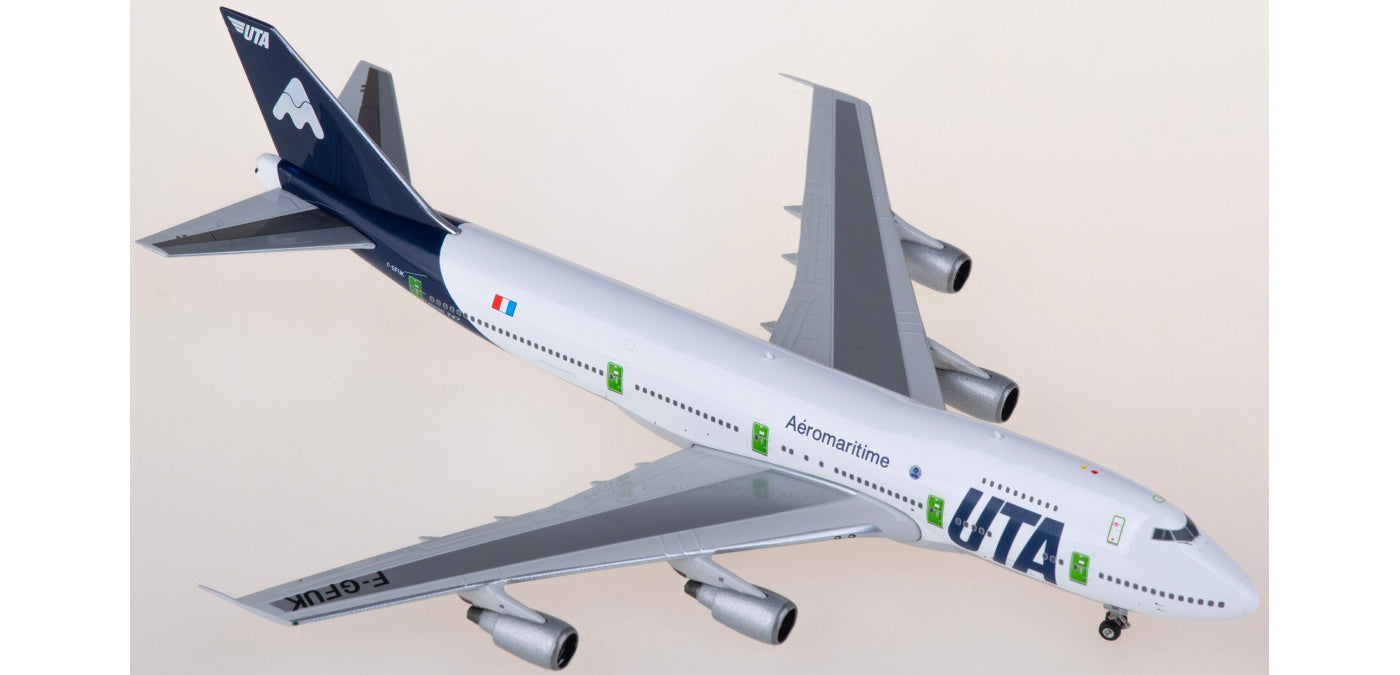 1:400 Phoenix PH11897 UTA Boeing 747-200 F-GFUK Aircraft Model+Free Tractor