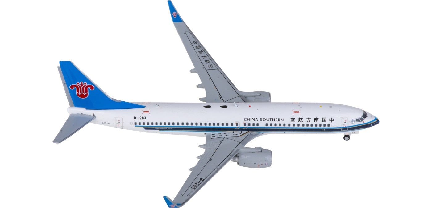 1:400 JC Wings XX4054 China Southern Boeing 737-800 B-1283 Aircraft Model+Free Tractor