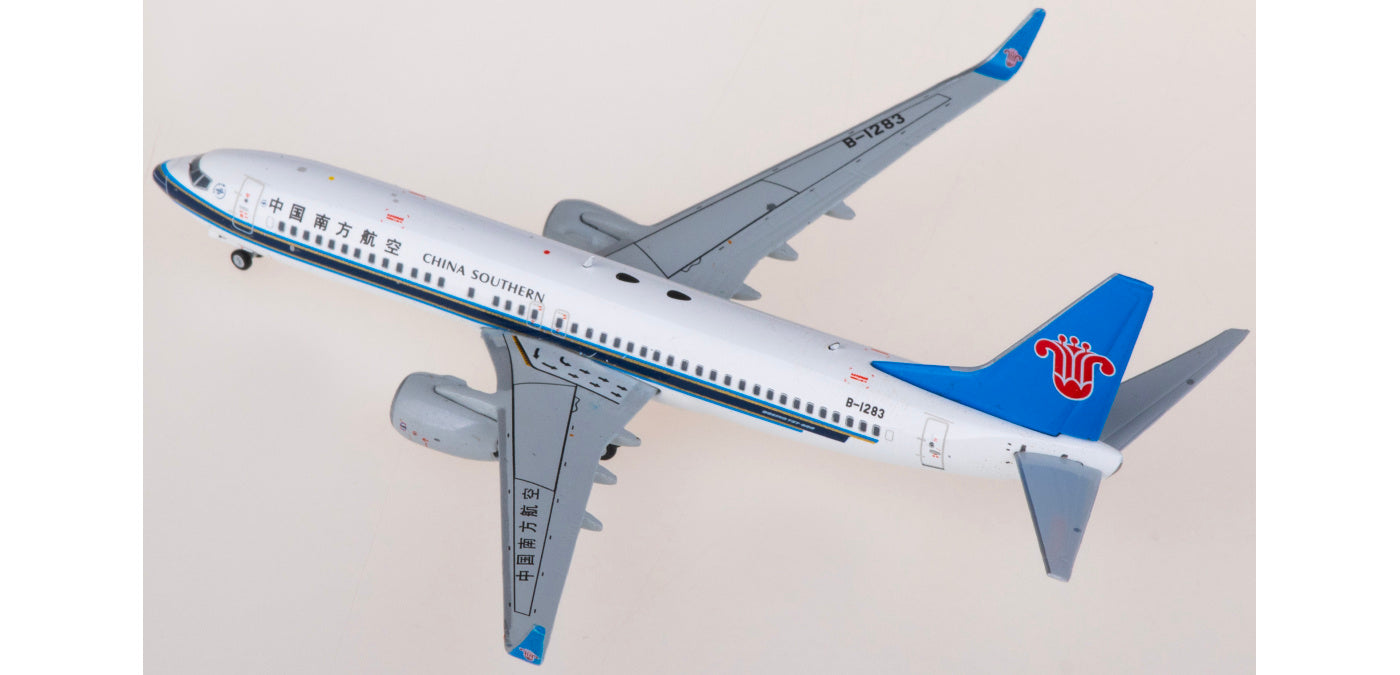 1:400 JC Wings XX4054 China Southern Boeing 737-800 B-1283 Aircraft Model+Free Tractor