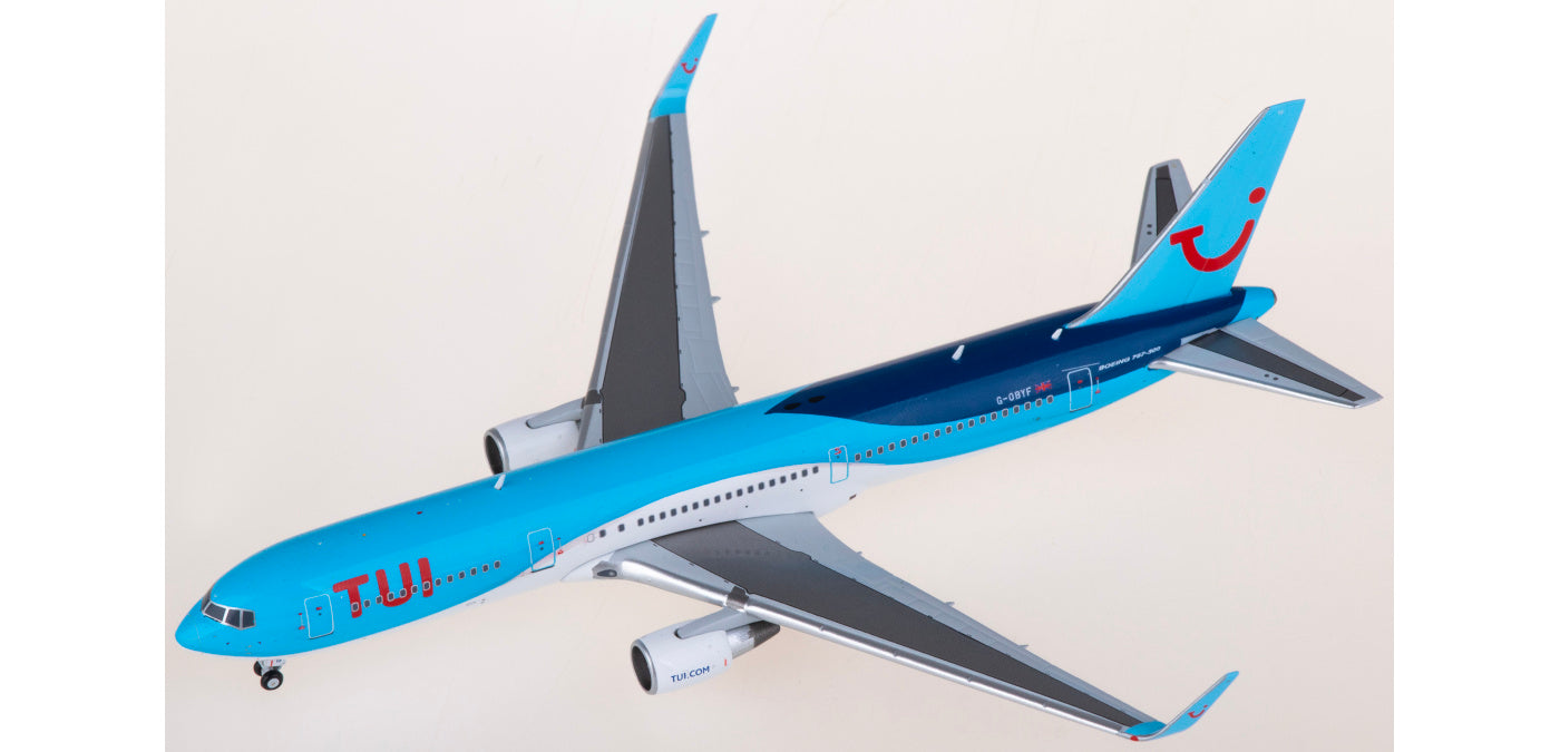 1:400 JC Wings H4372 TUI Airways Boeing 767-300ER G-OBYF Aircraft Model+Free Tractor