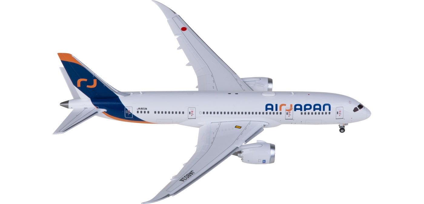 1:400 JC Wings SA4042A Air Japan Boeing 787-8 Dreamliner JA803A "Flaps Down" Aircraft Model+Free Tractor