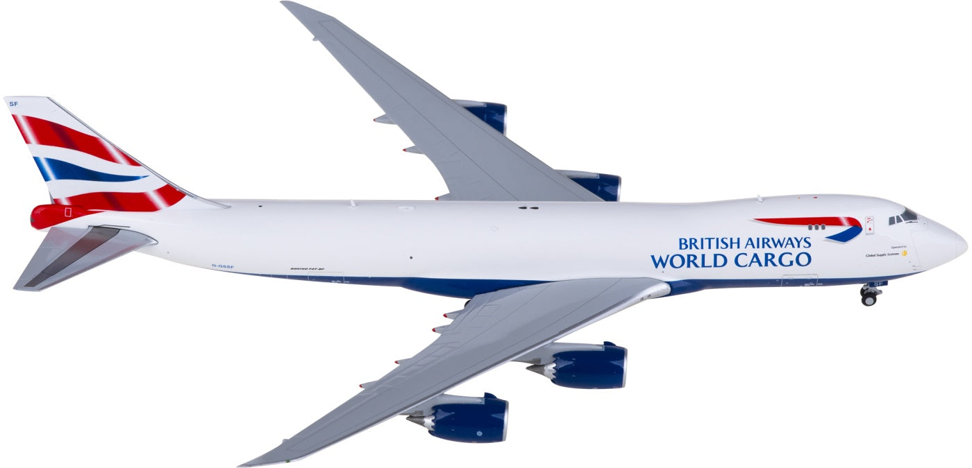 1:400 JC Wings EW4748015 British Airways Cargo Boeing 747-8F G-GSSF Aircraft Model+Free Tractor