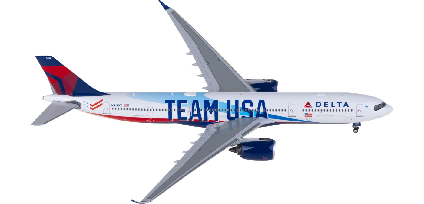 1:400 Phoenix PH04589 Delta Air Lines Airbus A330-900neo N411DX Aircraft Model+Free Tractor