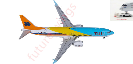 1:400 Phoenix PH11908 TUI Airways Boeing 737 MAX 8 D-AMAH Aircraft Model+Free Tractor