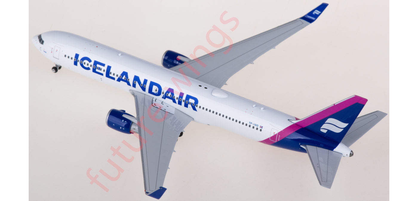 1:400 Phoenix PH11911 Icelandair Boeing 767-300ER TF-ISO Magenta Aircraft Model+Free Tractor