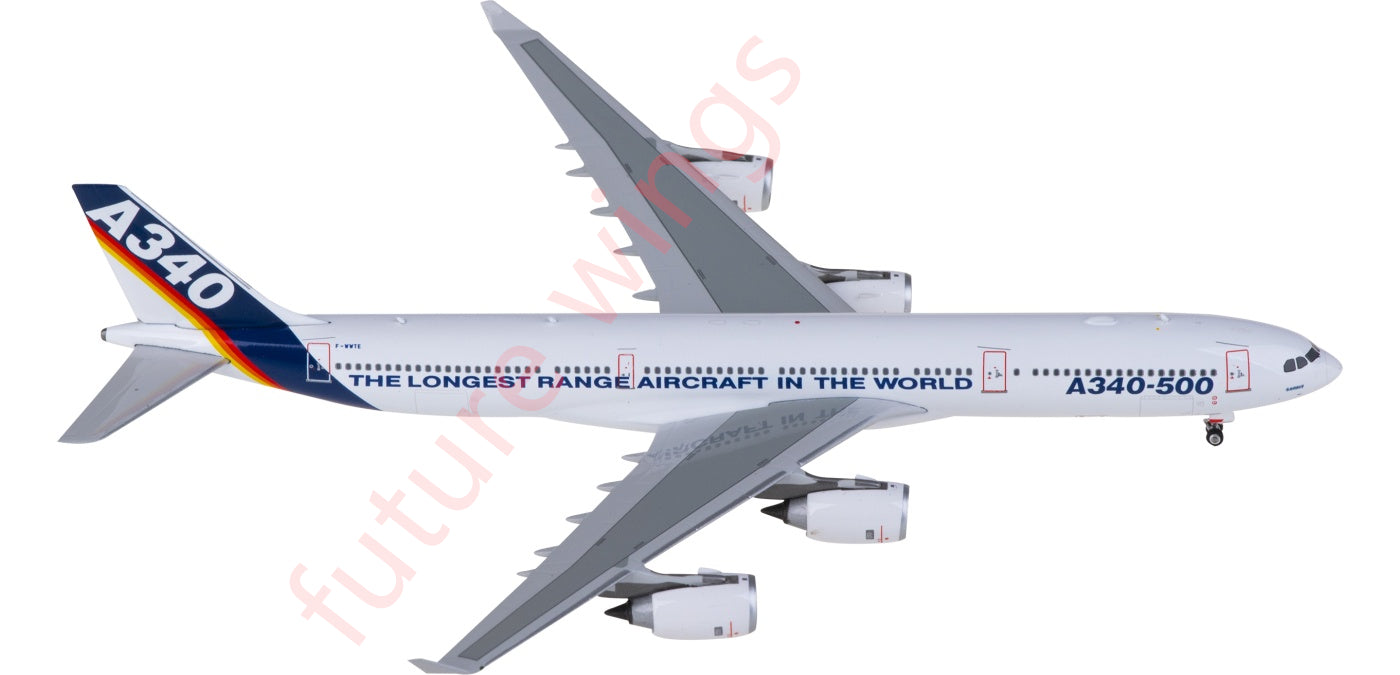 1:400 Phoenix PH11915 Airbus A340-500 F-WWTE Aircraft Model+Free Tractor