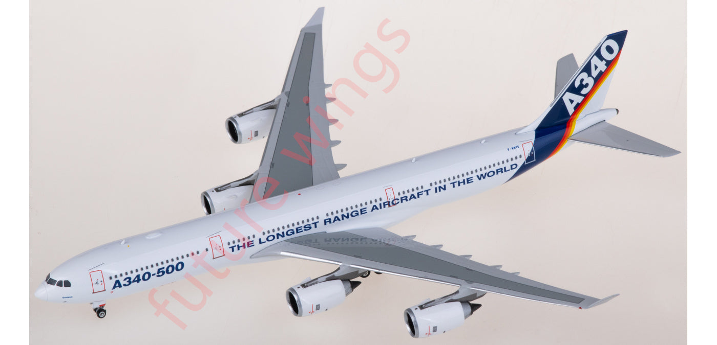 1:400 Phoenix PH11915 Airbus A340-500 F-WWTE Aircraft Model+Free Tractor