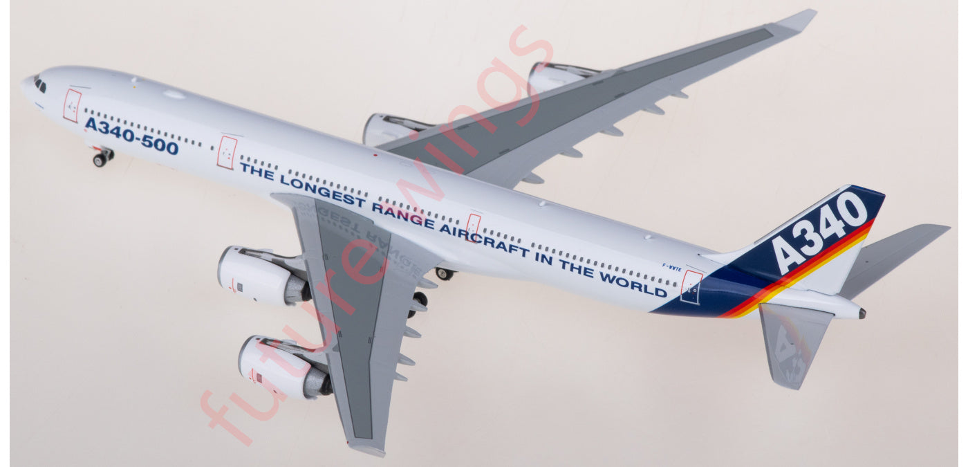 1:400 Phoenix PH11915 Airbus A340-500 F-WWTE Aircraft Model+Free Tractor