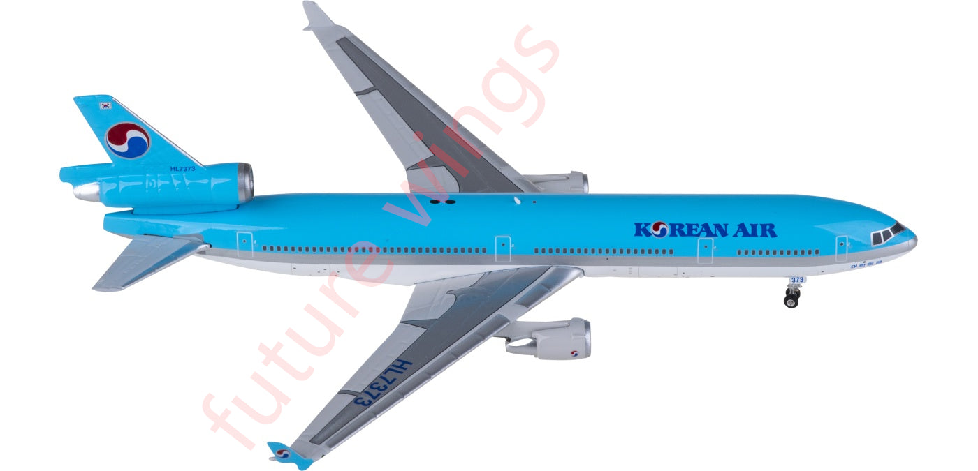 1:400 Phoenix PH04591 Korean Air McDonnell Douglas MD-11 HL7373 Aircraft Model+Free Tractor