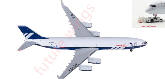 1:400 Phoenix PH11914 Polet Flight Ilyushin IL-96-400T RA-96102 Aircraft Model+Free Tractor