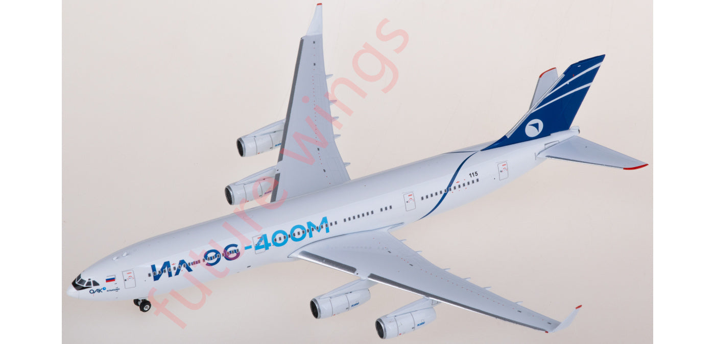 1:400 Phoenix PH11913 United Aircraft Corporation Ilyushin IL-96-400 M96115 Aircraft Model+Free Tractor