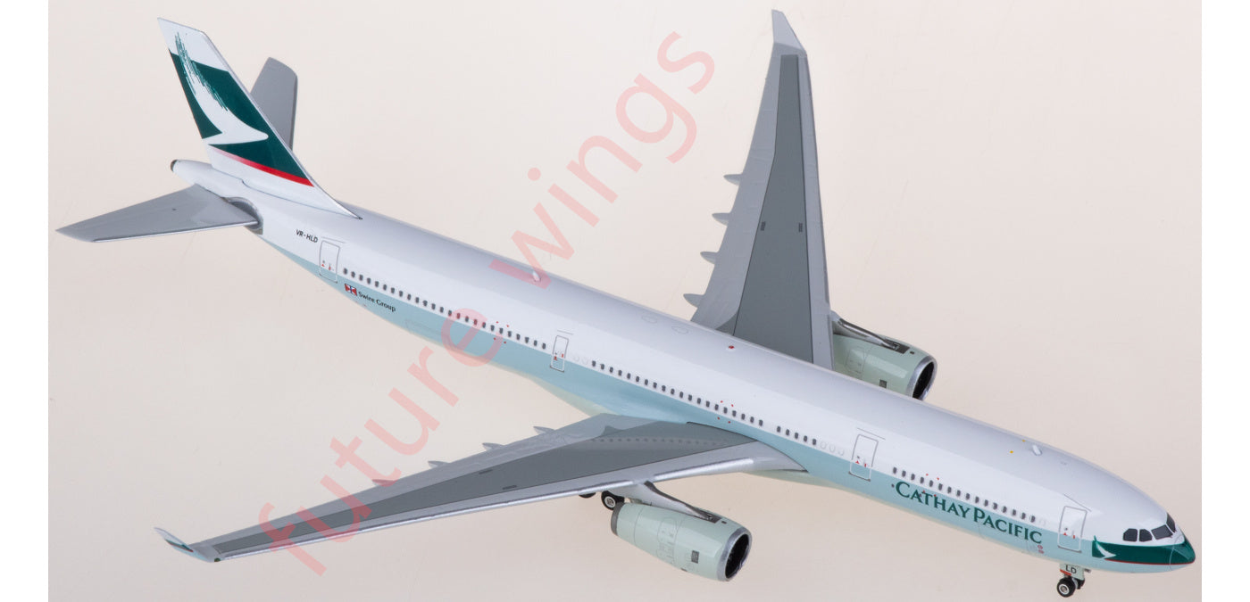 1:400 Phoenix PH04595 Cathay Pacific Airbus A330-300 VR-HLD Aircraft Model+Free Tractor