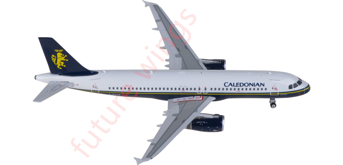 1:400 Phoenix PH04599 Caledonian Airways Airbus A320 G-BVYB Aircraft Model+Free Tractor