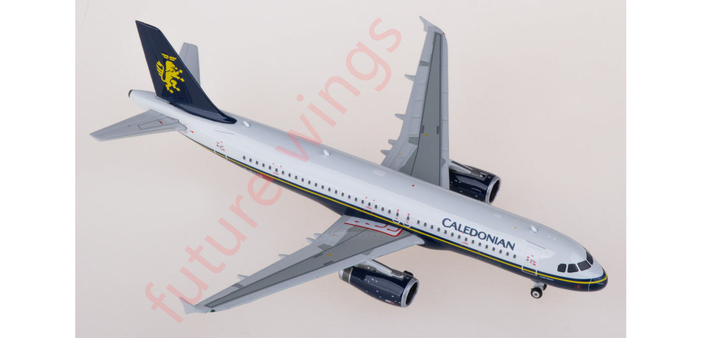 1:400 Phoenix PH04599 Caledonian Airways Airbus A320 G-BVYB Aircraft Model+Free Tractor