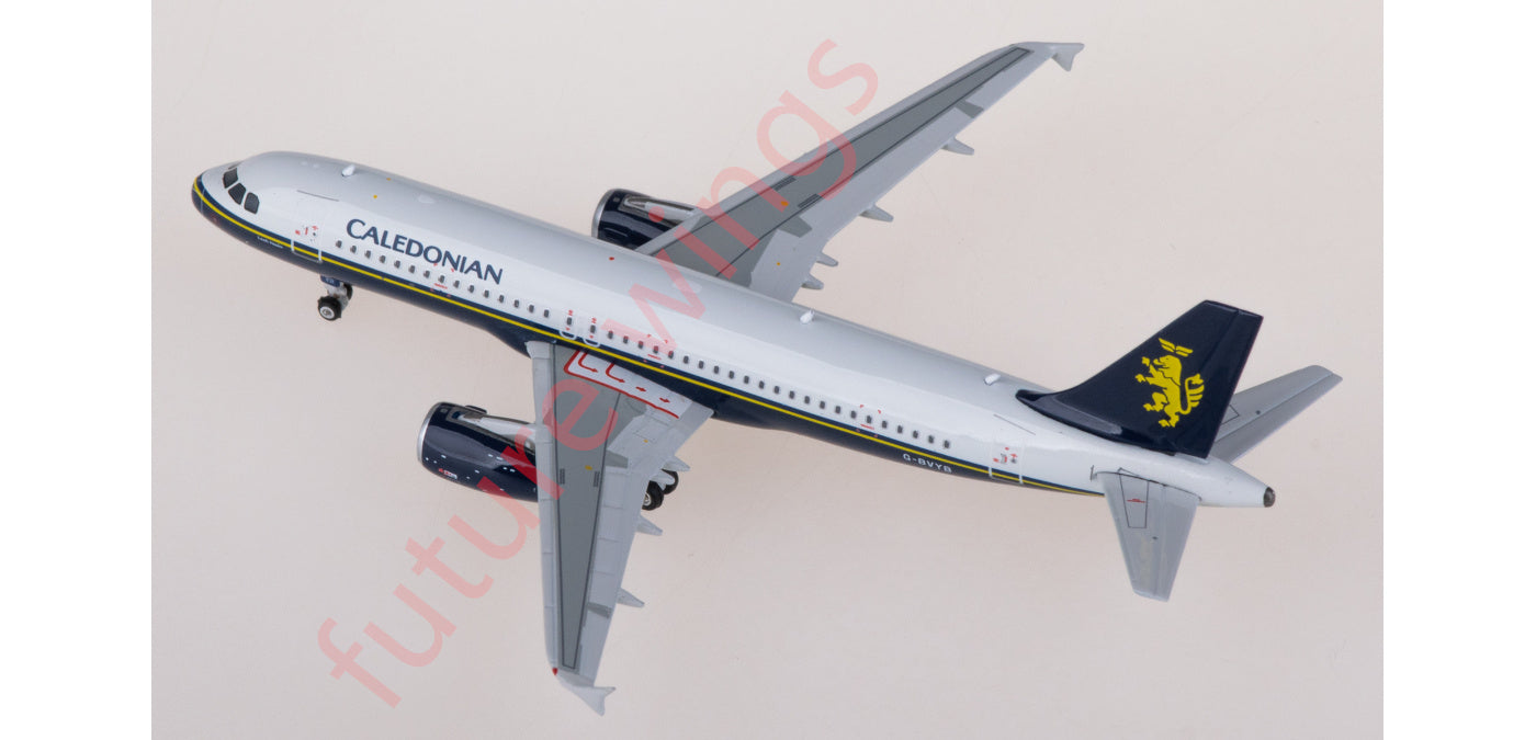 1:400 Phoenix PH04599 Caledonian Airways Airbus A320 G-BVYB Aircraft Model+Free Tractor