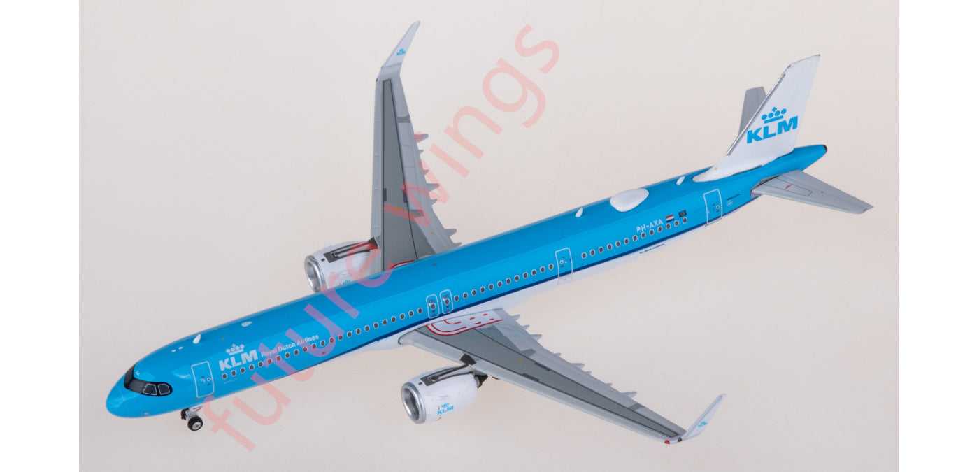 1:400 Phoenix PH11917 KLM Airbus A321neo PH-AXA Aircraft Model+Free Tractor