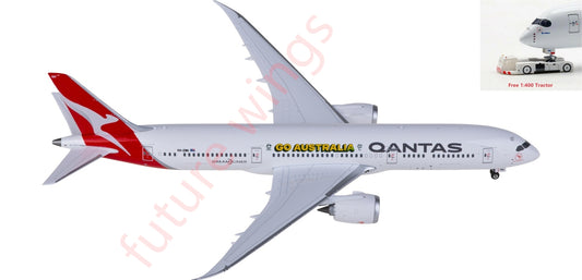 1:400 Phoenix PH04604 Qantas Airways Boeing 787-9 VH-ZNH Aircraft Model+Free Tractor