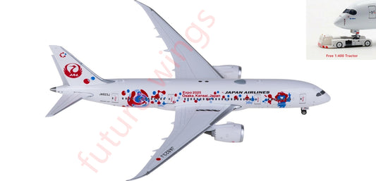 1:400 Phoenix PH04603 Japan Airlines Boeing 787-8 JA823J Aircraft Model+Free Tractor