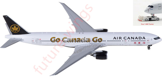 1:400 Phoenix PH04601 Air Canada Boeing 777-300ER C-FITW Aircraft Model+Free Tractor