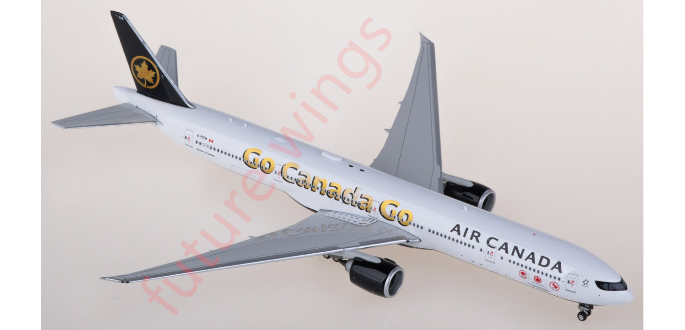 1:400 Phoenix PH04601 Air Canada Boeing 777-300ER C-FITW Aircraft Model+Free Tractor