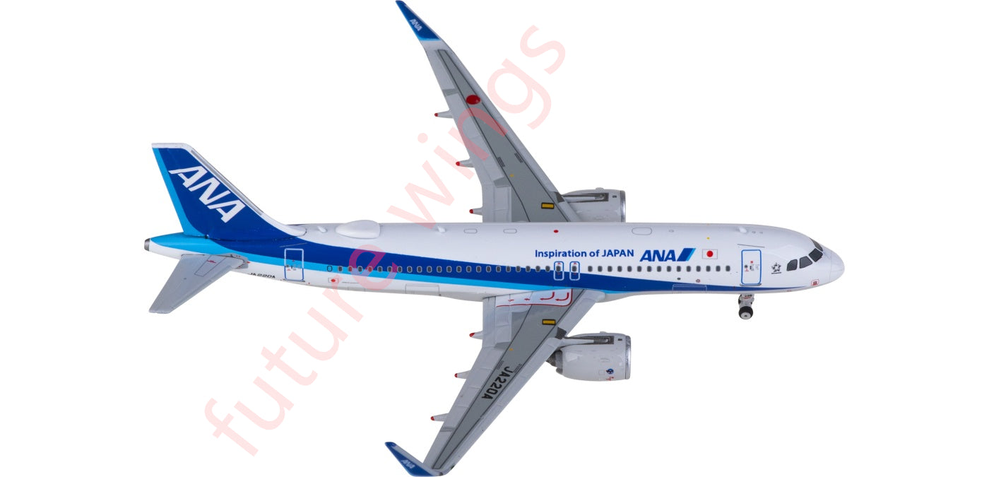 1:400 Phoenix PH04598 ANA Airbus A320neo JA220A Aircraft Model+Free Tractor