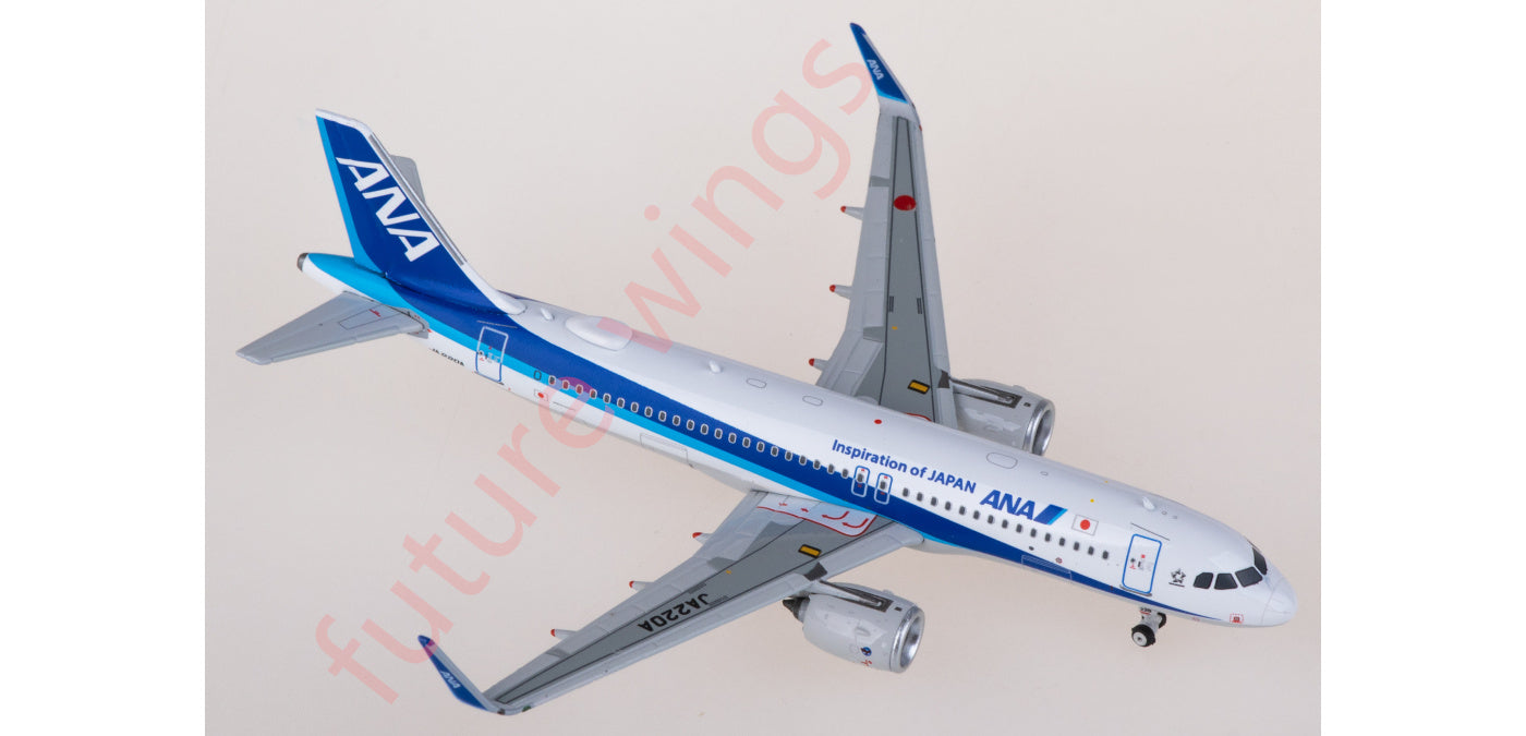 1:400 Phoenix PH04598 ANA Airbus A320neo JA220A Aircraft Model+Free Tractor