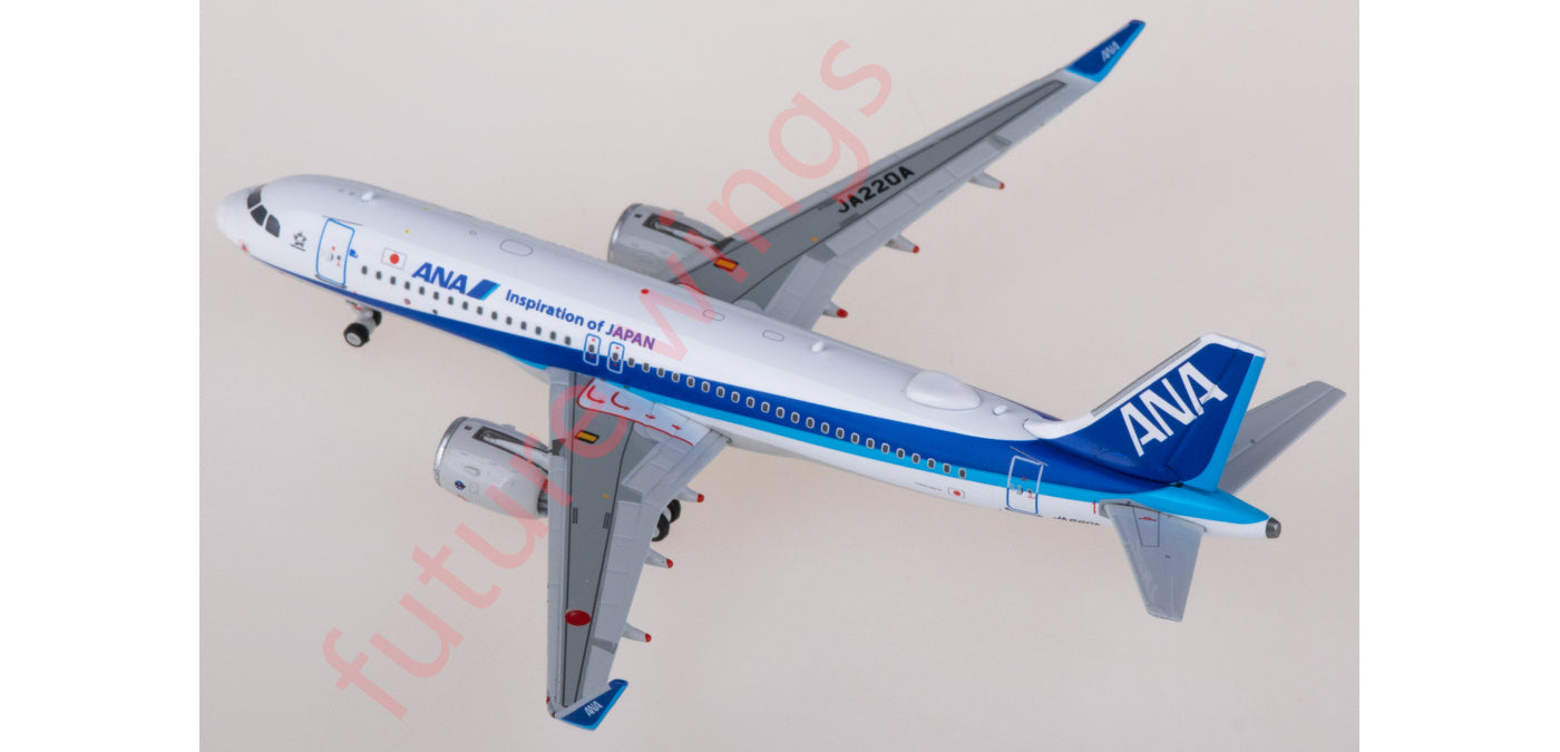 1:400 Phoenix PH04598 ANA Airbus A320neo JA220A Aircraft Model+Free Tractor